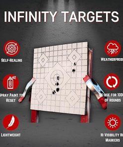 Sight in Infinity Target | Self-Healing Shooting Target | Precision Zeroing Practice | Long-Lasting Durability | High-Impact Resistant | Universal Mounting System 2