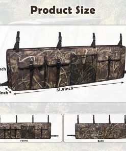 UTV Gun Rack, Quick Release Gun Holder for Hunting Rifles, Carrier Storage Bag for Hunting Gear 2