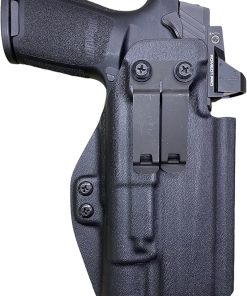 Black Kydex IWB Holster Compatible with Sig P320 Full Size Surefire X300 Ultra B