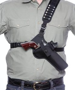 Diamond D Outdoors – Denali Chest Holster for XL Revolver up to 6 ¾” Barrel w/Reflex Sight Cut Down, 460/500
