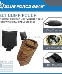 Blue Force Gear Ranger Green Dump Pouch – MOLLE, Ten-Speed, Professional-Grade Mesh – 3 x 3.5 x 1 Inches 2