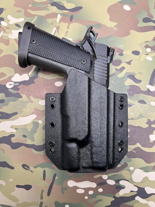 Black Kydex Holster for Rock Island M1911-A2 2011 5" Surefire X300 Ultra A - Image 2
