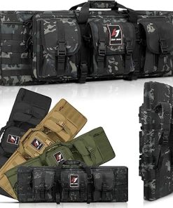 Double Long Soft Rifle Case, American Classic Outdoor Tactical Carbine Rifle Bag & Multi-Function Long Gun Case, Perfect for