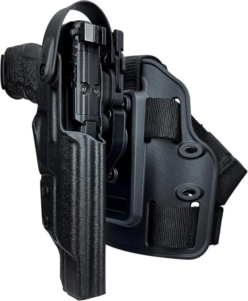 Level II Duty Drop Leg Holster fits H&K VP9 Match (Black, Right-Hand Draw)