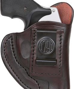 1791 Gunleather 38 Special Holster for J Frame and Snub Nose Revolvers, IWB Leather Revolver Holster fit Taurus 856, Ruger LCR, S&W Bodyguard, 637, 638, 642 airweight
