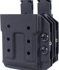 Kydex AR-15/M4/M16 MOLLE 5.56mm Rifle Double Mag Pouch | Veteran Made in The USA | Premium Mag Holster with 3″ MOLLE Straps