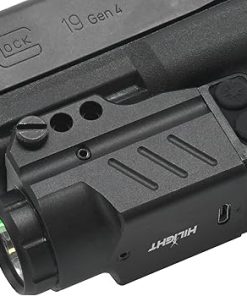 HiLight Enforcer Series Tactical LED Flashlight and Green Laser Sight or Blue Laser Sight | Green or Blue Dot Sight for Pistol ¦ Airsoft Gun Lasers ¦ Tactical Gear