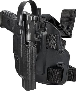 Level II Duty Drop Leg Holster fits FN 509 LS Edge (Black, Right-Hand Draw)