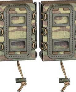 G-CODE Rifle Soft Shell Scorpion Mag Carrier – Pack of 2 – (Multicam) with R1 Clips- 100% Made in USA
