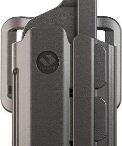 Orpaz T40 Adjustable and Modular S&W M&P Holster Compatible with OWB S&W M&P 2.0 9mm Holder with Light/Laser/Sight/Optics – Will Secure Your Handgun with a Tactical Appearance
