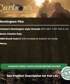 Carlsons Choke Tubes 12 Gauge for Remington | Blued Steel | Bismuth Bone Buster Choke Tube | Made in USA 2