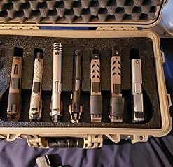 Pelican Case 1510 Range Case Polyethylene Closed Cell Foam Insert for 7 Handguns and Magazines (Foam ONLY) 2