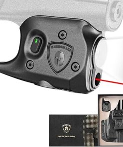 TSG Red Laser Sight+Compact 150-Lumen Trigger Mounted Tactical Weapon Light+Holster -Three in One Combo Fits: Javelin SLL-1 Series Glock 43/43X/48-SLL-105H