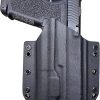 New Grips Compatible with S&W, K/L Frame Round Butt, Rough Engraved Finger Groove Closed Back Thai Handmade, Brown 3