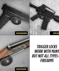 Guard Dog Security Trigger Lock, Gun Lock with Key, Adjustable Ratchet Mechanism, Easy-to-Attach Gun Locks with Protective Rubber Pads for Pistols, Rifles, & Shotguns 2