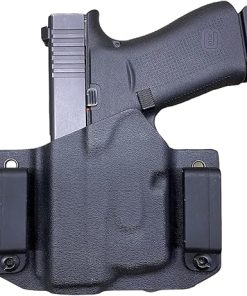 Black Kydex Holster Compatible with Glock 43X Streamlight TLR-6 2