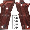 Guuun G10 Grips for Beretta 92X Performance, OPS Shadow Matrix Texture Makes The Stick to Your Hand