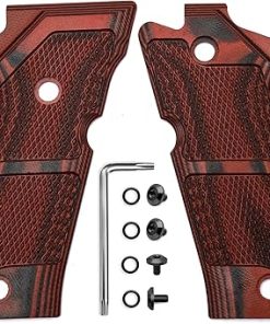 Guuun G10 Grips for Beretta 92X Performance, OPS Shadow Matrix Texture Makes The Stick to Your Hand