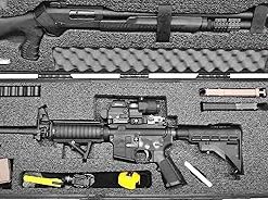 Case Club Competition Hard Case with Pre-Cut Foam for 3 Guns 2
