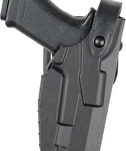 Safariland 7360 ALS/SLS, Level 3 Retention Duty Holster, Mid Ride & Drop Flex Adapter with Single Strap Leg Shroud for Gun Holsters, Assembly Polymer,Black 2