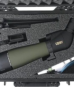 Case Club Pre-Cut Waterproof Case to Fit GoSky 20-60×80 Spotting Scope (Base Model) 2