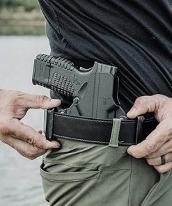 Glock 43/43X/43X MOS IWB/OWB Modular Holster – USA Made – Fits Glock 43, G43X, G43X MOS, Shadow Systems CR920 – Total Eclipse 2.0 Holster by Blade-Tech Holsters, IWB and OWB Carry (Ambidextrous) 2