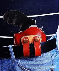 Leather Concealed Carry Holster Fits Colt King Cobra or Colt Python, Handcrafted, Right Handed, PulsarHolster 2