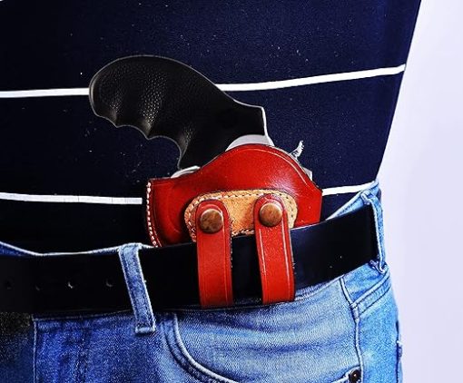 Leather Concealed Carry Holster Fits Colt King Cobra or Colt Python, Handcrafted, Right Handed, PulsarHolster - Image 2