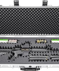 Eylar 38″ Hard Roller Rifle Case w/Retro Controller UV Print and RAGAR 35.75″ Foam Insert, Waterproof, Shockproof Meets TSA Requirements 2