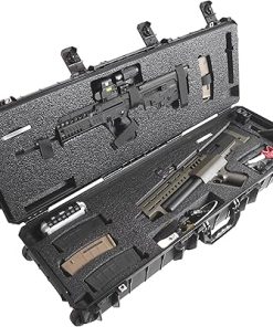 Case Club TSI2 & TAV0R Waterproof Case in Pre-Cut Closed Cell Polyethylene Foam. Comes with an Included Small Waterproof Box, 2 Silica Gels, a Divider Foam, and a Cutting Blade