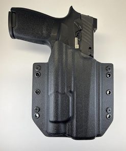 Black Kydex OWB Holster Compatible with Sig Sauer P320 Full Size Streamlight TLR-1, TLR-1 HL