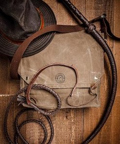 Campcraft Outdoors Indy Bag & Pouch, Bushcraft Bag and Belt Pouch, Waxed Canvas Haversack set 2