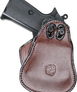Maxx Carry Paddle Leather OWB Gun Holster for Ruger LCP, LCP II .380 ACP | Concealed Carry | Fits S&W Bodyguard 380 | Colt Mustang | Kahr CW380, P380 | Kimber Micro 380 | Sig Sauer P238 | Walther PPK 2