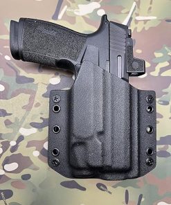 Black Kydex OWB Holster Compatible with Sig Sauer P365 X Macro Streamlight TLR-7, TLR-7a 2