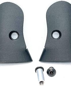 Bond Arms Grips – Derringer Smooth Style 3 Extended Grips – Carbon Fiber – Made in USA – Cowboy – Roughneck – Texan etc., black