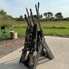 Portable Gun Rack | Foldable and Waterproof | Durable, HDPE Construction | Easy to Store and Transport for Indoor & Outdoor Use
