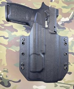 Black Kydex OWB Holster Compatible with Sig Sauer P320 Full Size Streamlight TLR-1, TLR-1 HL 2