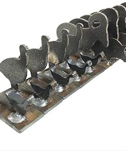 1/10 Scale NRA/IHMSA Metallic Silhouette Targets – 20pc Air Rifle/Pistol Knock-Overs Unpainted