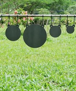 AR500 Steel Target 3/8 Inch, Steel Silhouette/Gong Target for Shooting 2