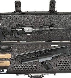 Case Club TSI2 & Rifle Pre-Cut Waterproof Case with Small Waterproof Box and Silica Gels to Help Prevent Rust 2