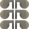 Magnum Target 4″ x 3/8″ AR500 Steel Shooting Range Targets Dueling Trees Metal Paddles ONLY