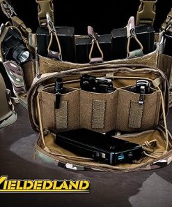 One-Size 1000D Lightweight Tactical Chest Rig with Mag Pouches, Shell Holders, Wing Pouches for Outdoors 2