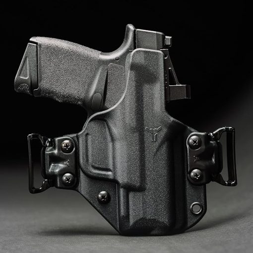 Glock 19 IWB/OWB Modular Holster - USA Made - Fits Glock 19 44 45 (Gen 3-5) 23 32 (Gen 3-4), Shadow Systems MR920 - Total Eclipse 2.0 Holster by Blade-Tech Holsters, IWB and OWB Carry (Ambidextrous) - Image 2