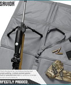 Savior Equipment Tactical Quick Release All-Purpose Shooting Mat, Deluxe Padded Foldable Design w/Carrying Handle, Bipod Preload, Extended Dust Mat 2