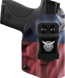 We The People Holsters – Texas Flag – Inside Waistband Concealed Carry – IWB Kydex Holster – Adjustable Ride/Cant/Retention