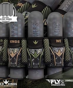 Fly2 Skulls Paintball Pod Pack – Strapless Pack with 8 ESC Pods (5+8, Jungle) 2
