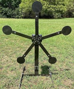 Magnum Target AR500 Portable Texas Star “No Weld” Metal Reactive Steel Shooting Target – 6in Paddles