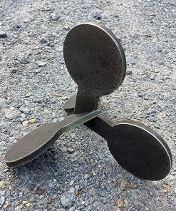Magnum Target 3/8″ AR500 Reactive Steel Shooting Target – NOT Welded Flipping Walking Jumping Jack 4″ – 1pc